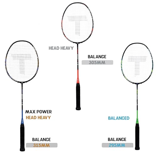 TANSO Arashi 2.0 Full Graphite Ultra Light Weight Carbon Fibre Strung Badminton Racket with Free Full Racquet Cover (77 Grams, 32 Lbs Tension, Strung with Premium Strings) (Green) - Image 5