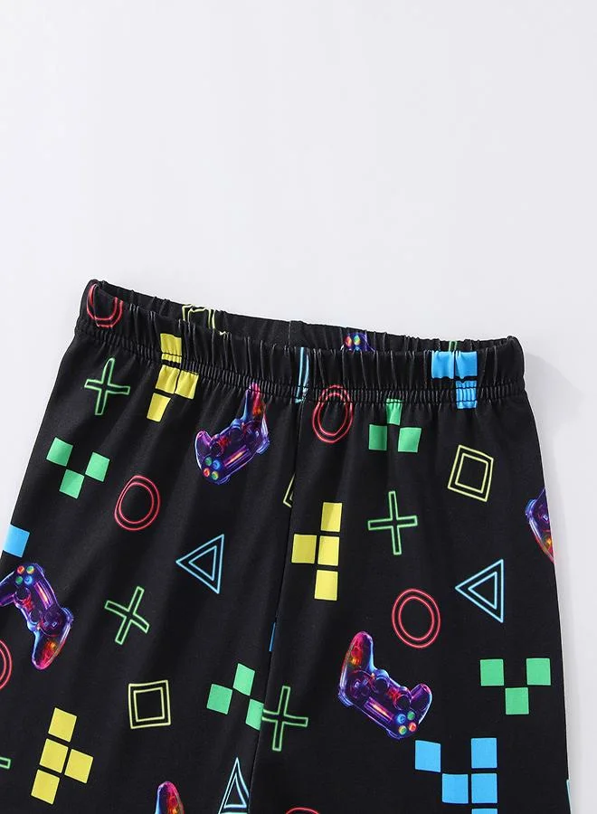 babyqlo Neon Gamer Glow-in-the-Dark PJs for Boys