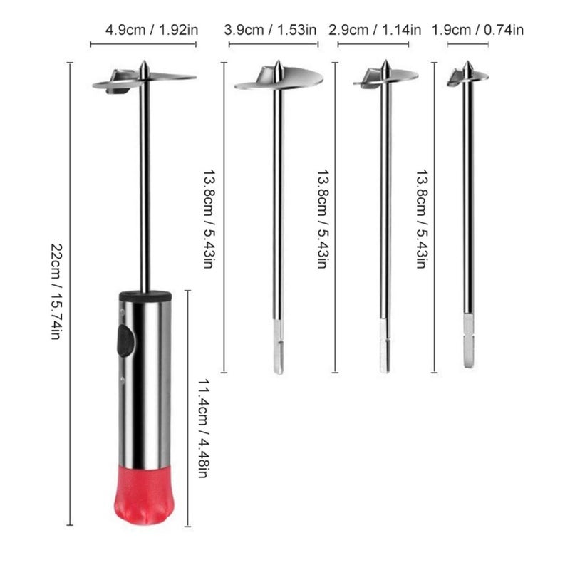Coring Set 4 - Spiral Corer for Quick Coreing of Pears, Apples and Watery Fruits at Home - Image 5
