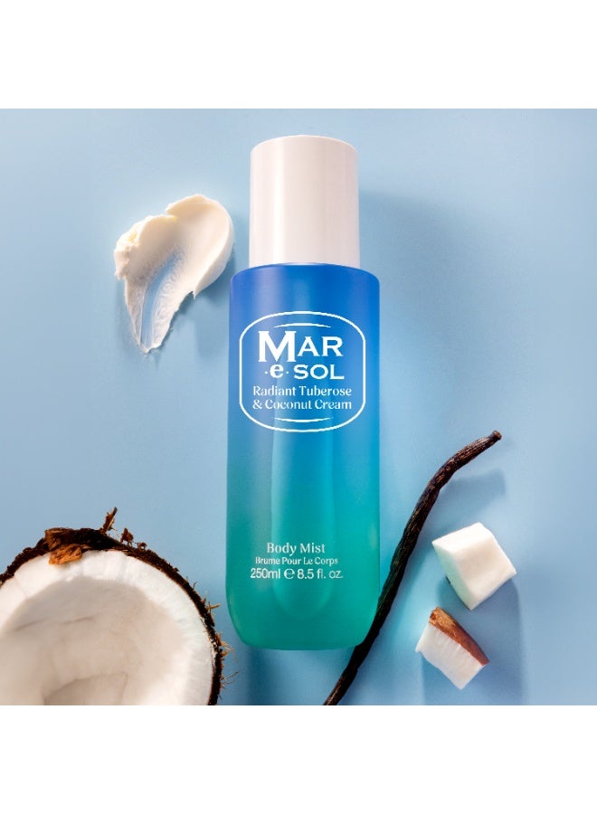 MAR.e.SOL Radiant Tuberose Body Mist for Women, 250ml  Coconut Cream & White Florals Fragrance, Long-Lasting Perfume Body Spray - Image 4
