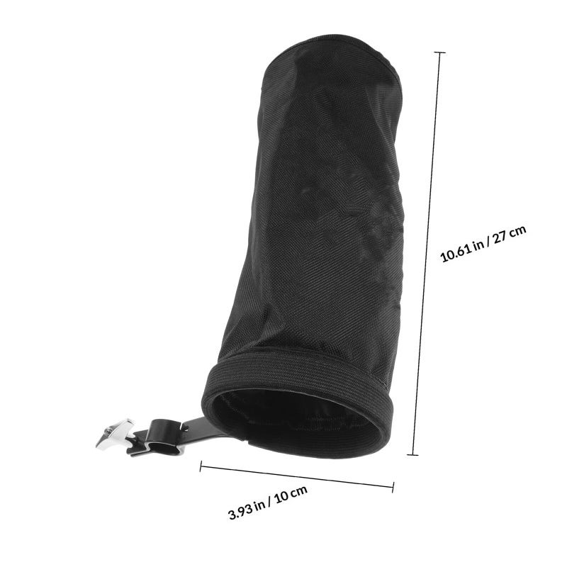 Portable Drumstick Holder Bag With Shoulder Strap For Drummers Black - Image 3