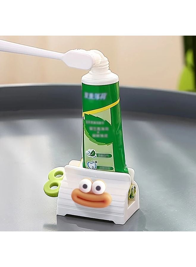 2Pc Pink Blue Manual Toothpaste Squeezer Reduces Waste Reusable For Cream Ointment - Image 5