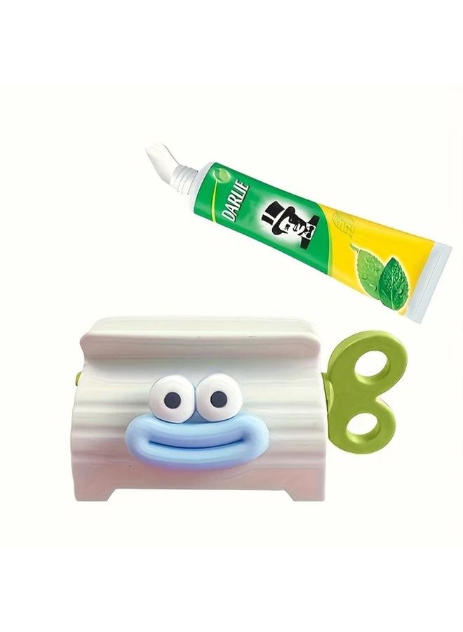 2Pc Pink Blue Manual Toothpaste Squeezer Reduces Waste Reusable For Cream Ointment - Image 4