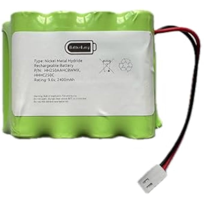 HKC QUANTUM 70 SECUREWAVE REPLACEMENT 9.6V ALARM PANEL BATTERY - Image 1