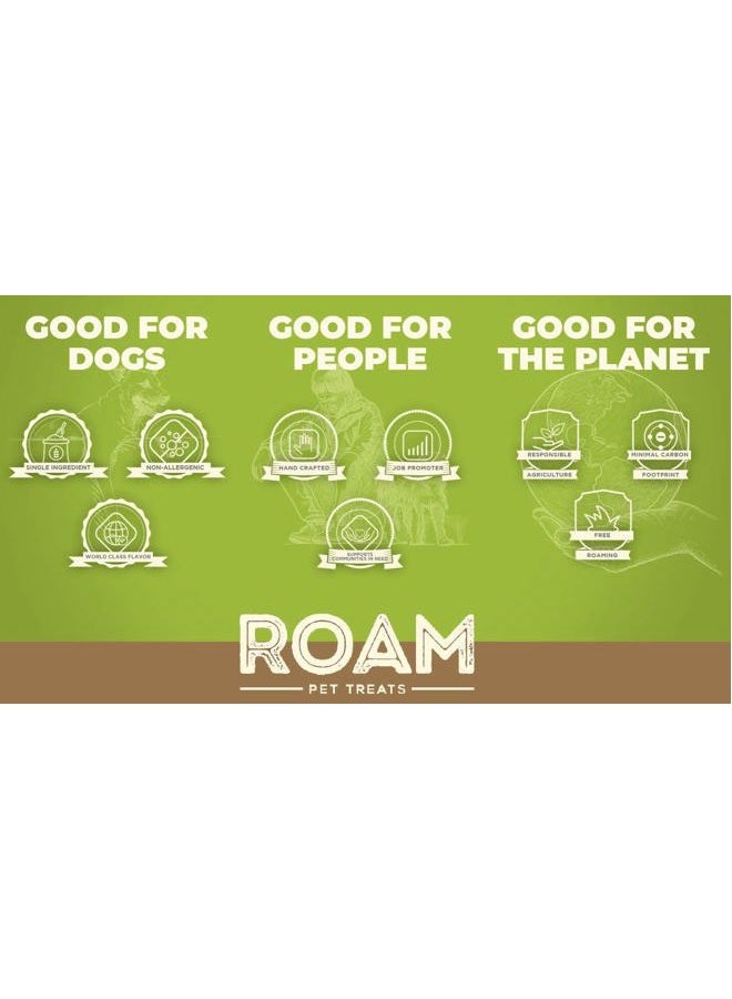 Roam Pet Treats Ostrich Gizzard Dog Chew – Long Lasting Chews for Dogs, Ostrich Dog Treats (Pack of 2) - Image 5