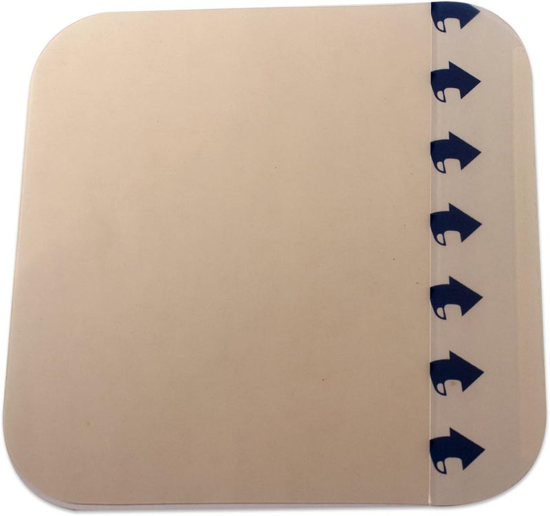 Dynarex Dynarex DynaDerm Hydrocolloid Dressings, Sterile Moist Bandages for Wounds, 6" x 6," Extra Thin & Latex-Free, Ships in Peel-Down Patches, 1 Box of 5 Dressings 