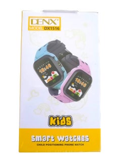 Denx Smart watch for kids with GPS, SIM and water resistance Blue/Black  - Image 3