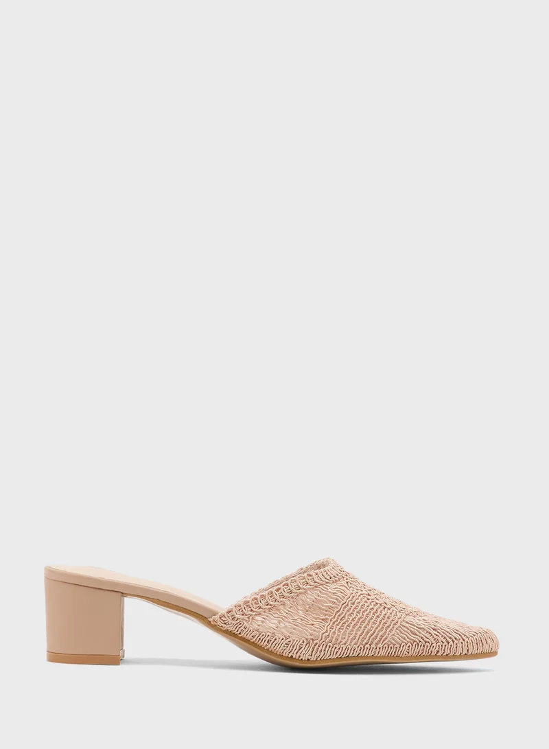إس دي. فيلانو Low Heeled Slip On Pump
