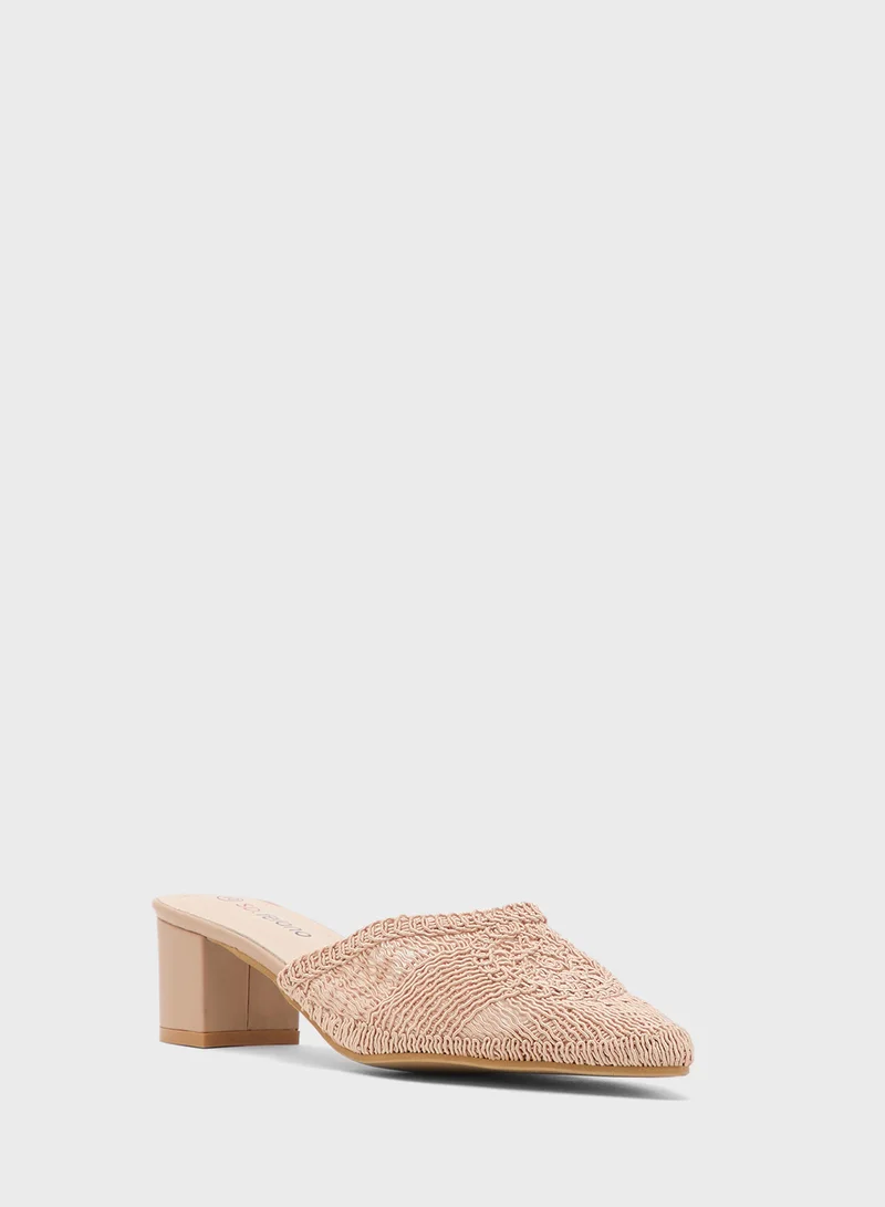 SD.Felano Low Heeled Slip On Pump