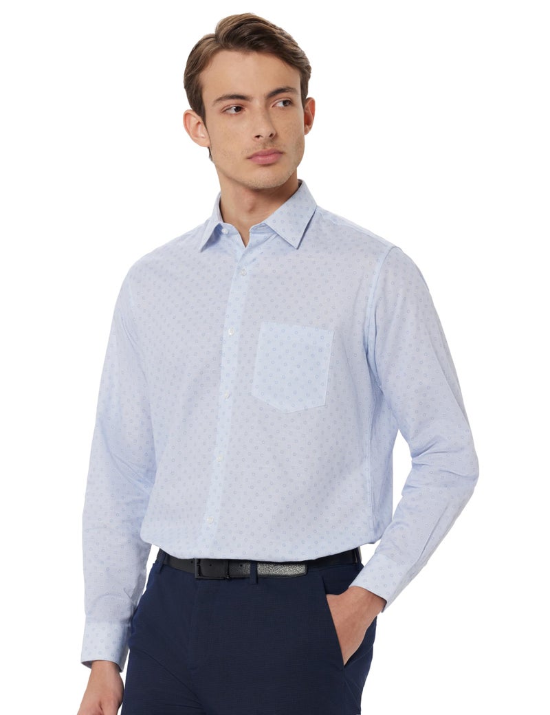 Van Heusen_Mens__Shirts_(VHSFFCUBI21268_Blue_40) - Image 1