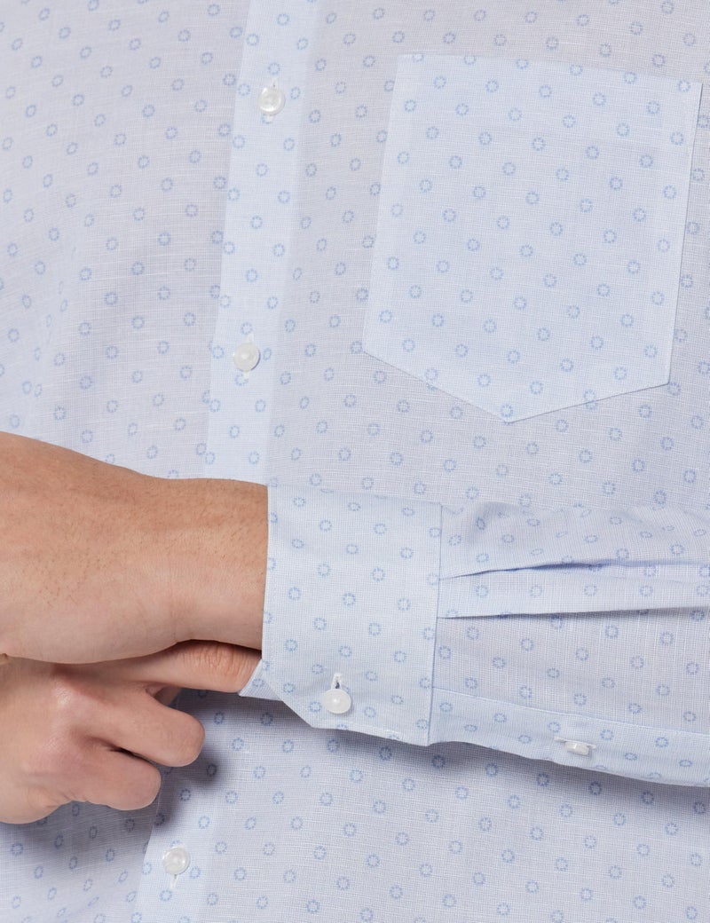 Van Heusen_Mens__Shirts_(VHSFFCUBI21268_Blue_40) - Image 5