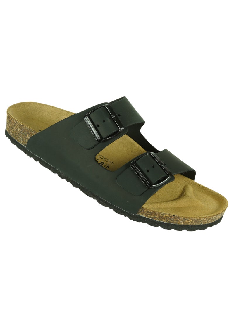 BiOCHIC Biochic Mens Double Strap Sandals 012-373 1800IG-Black  - Image 3