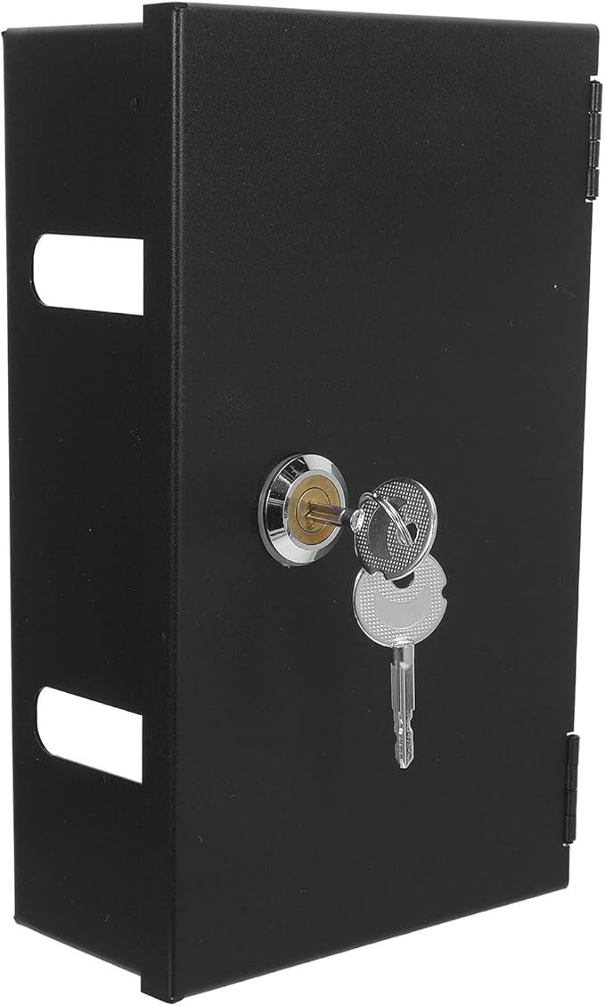 Lockable 86 Type Metal Wall Socket Protector Box 20 40X12 20X6 20CM For Indoor Outdoor Use - Image 1