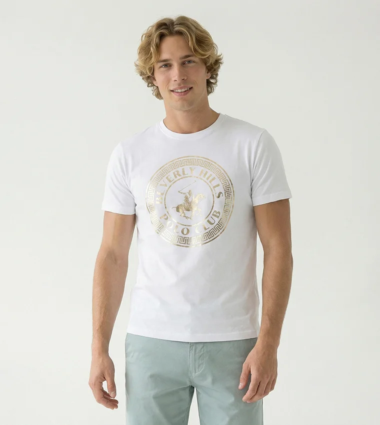 بيفرلي هيلز بولو كلوب Bhpc Mens White Long Sleeve T-Shirt