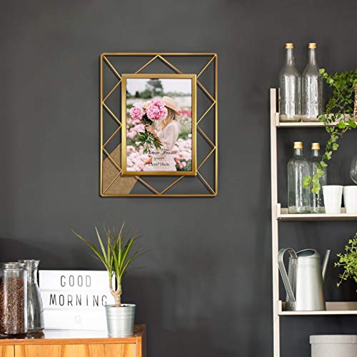 SPEPLA 5x7 Metal Picture Frames for Tabletop or Wall Mounting Display, 2 Pack 7 x 5 Photo Frame - Image 5