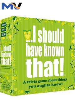 I Should Have Known That! Trivia Game Green Board Game Party Game