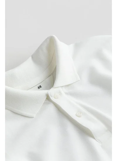 H&M Cotton piqué polo shirt