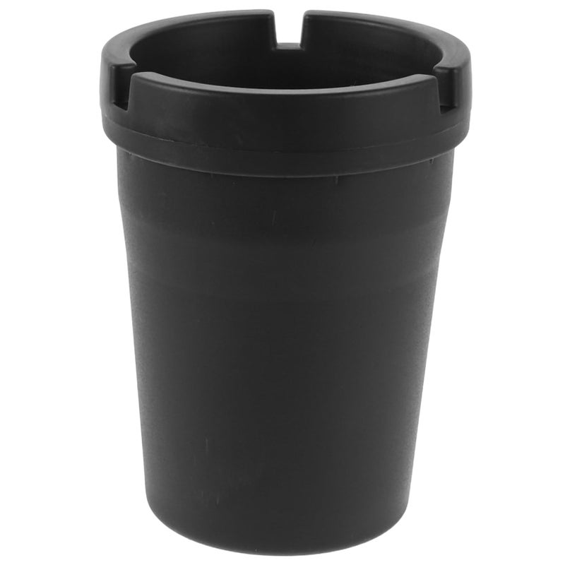 Portable Car Ashtray Cigarette Trash Holder For Vehicle Office Home Easy Clean Black - Image 2