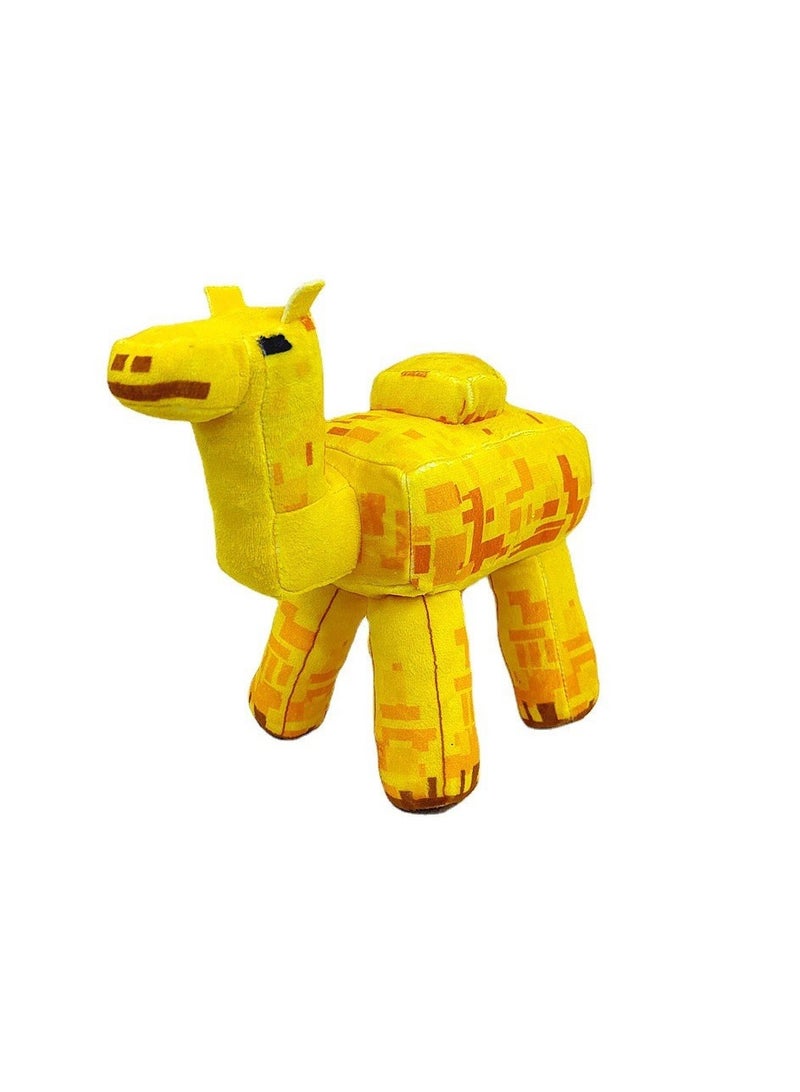 My World Plush Toy Doll Pixel Camel is suitable for fans, children, friends as gifts (22cm)