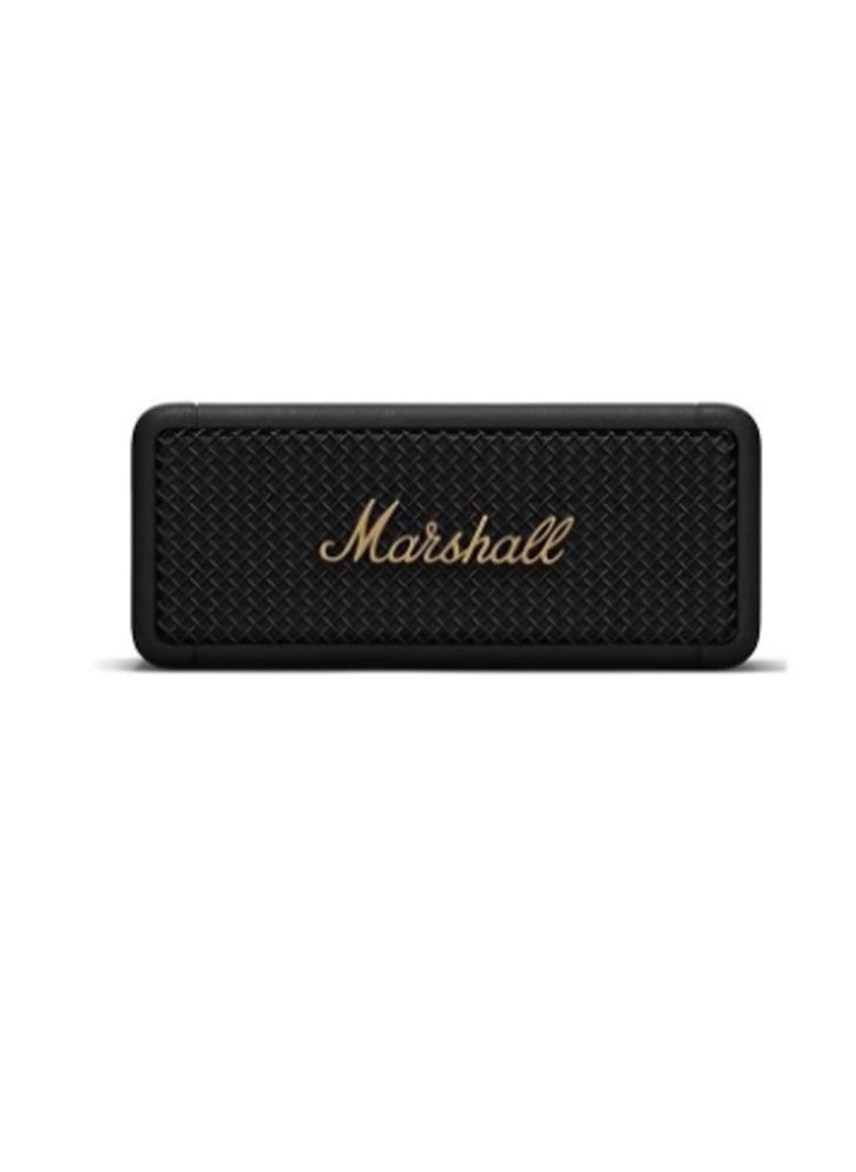 Marshall Emberton II Portable Bluetooth Speaker - Black and Brass  - Image 2