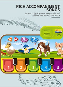 GROIC Kids Musical Mats with Music Sounds with 8 Keys Musical Toys Toddler Music Piano Keyboard Dance Mat Carpet Touch Playmat Birthday Gift Toys for Baby Girls Boys  - Image 2