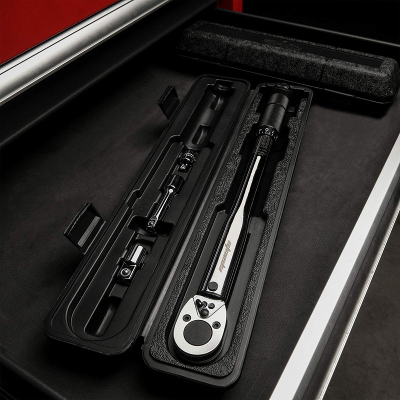 EPAuto 3/8-Inch Drive Click Torque Wrench 10-80 ft-lb. / 13.6-108.5 Nm 1.5" Wx1 Dx14.5 H - Image 5