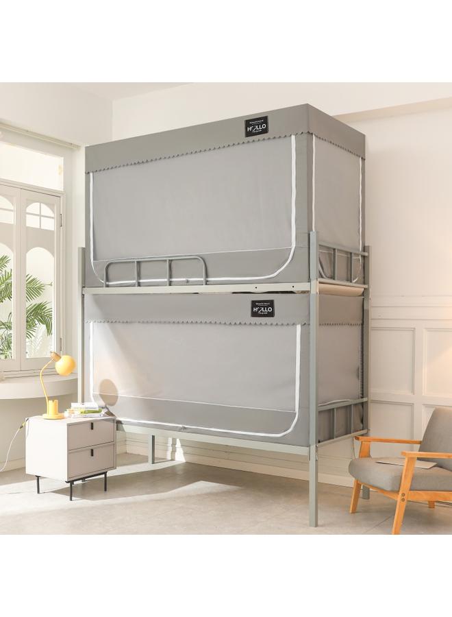 Bluejw New Students Upper And Lower Bunk Dormitory Bed Mosquito Net Single Bed Partition Curtain Dustproof Top Shading Bedroom 0.9 Bed Wholesale - Image 1