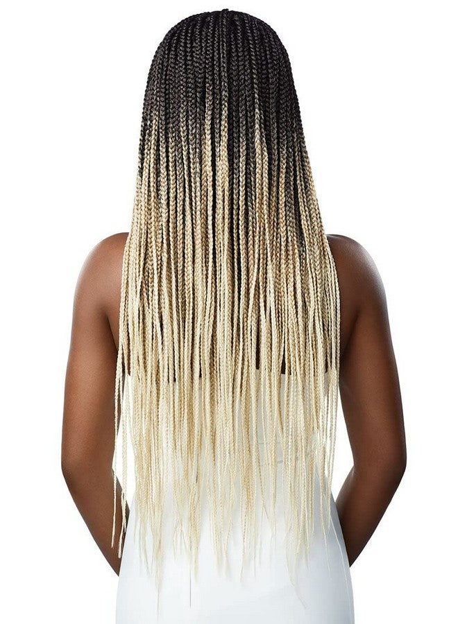 Outre 13X4 Lace Frontal Wig Pre Braided Knotless Box Braids Hd Transparent Knotless Square Part Braids (1) - Image 4