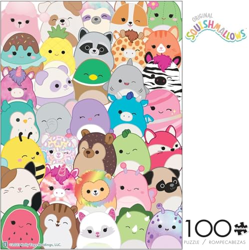 Buffalo Games - Squishmallow - Squishmallows - Buddies - 100 Piece Jigsaw Puzzle for Families -Challenging Puzzle Perfect for Game Nights - Finished Size is 15.00 x 11.00 - Image 3