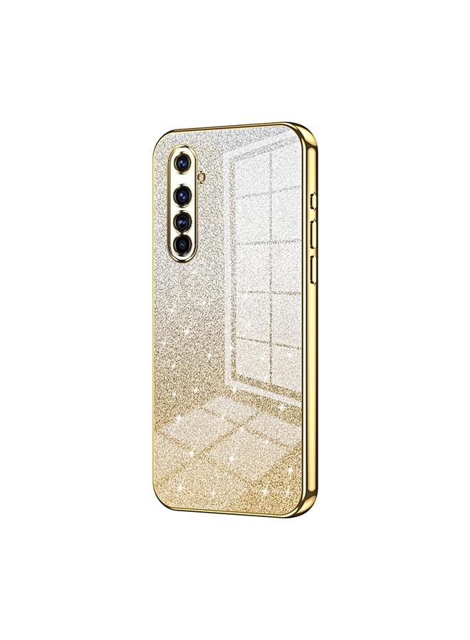 اس-توب جراب هاتف Realme X50 Pro مطلي بالكهرباء بمسحوق لامع متدرج - Image 1