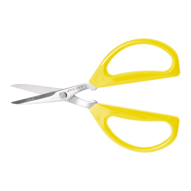 Joyce Chen Original Unlimited Kitchen Scissors All Purpose Kitchen Shears With Comfortable Handles, Yellow - Image 1