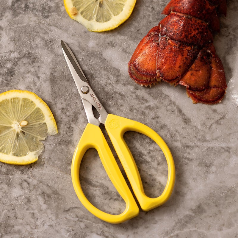Joyce Chen Original Unlimited Kitchen Scissors All Purpose Kitchen Shears With Comfortable Handles, Yellow - Image 5