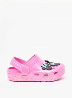 Disney Girls Minnie Mouse Accent Slip-On Clogs  - Image 1