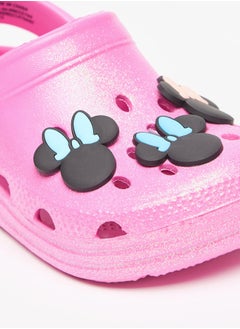 Disney Girls Minnie Mouse Accent Slip-On Clogs  - Image 5
