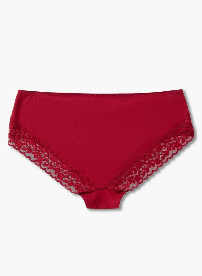 سبلاش فيڤ Classic Brief with Lace Detail