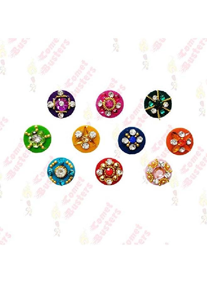 Round Multicolor Bindi With Stone Work For Women (9 Mm) (Bin186) - pzsku/ZDCBCC6C3D8B6CC77CF9FZ/45/_/1654307358/08805acd-054b-47cd-8a39-f847b959072c