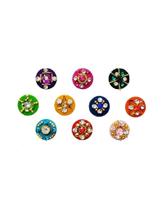 Round Multicolor Bindi With Stone Work For Women (9 Mm) (Bin186) - pzsku/ZDCBCC6C3D8B6CC77CF9FZ/45/_/1654307358/399b0e99-3782-4d07-a04e-808d57d58384