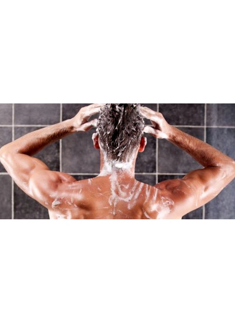 Mink - Mink Shower Gel & Shampoo With Strawberry & Milk 2*1 - 1400 Ml  +  Bath Loofah Multi Color - Image 1
