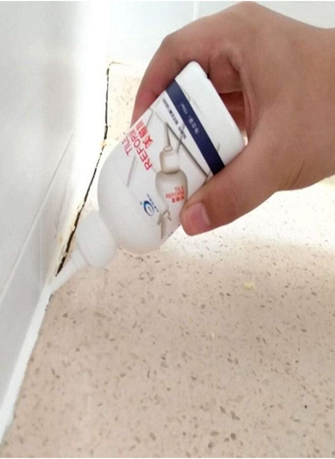 Generic - Tile Reform Grouting Waterproof Anti-fungus & Restore The Look Paint White 150ml - Image 1
