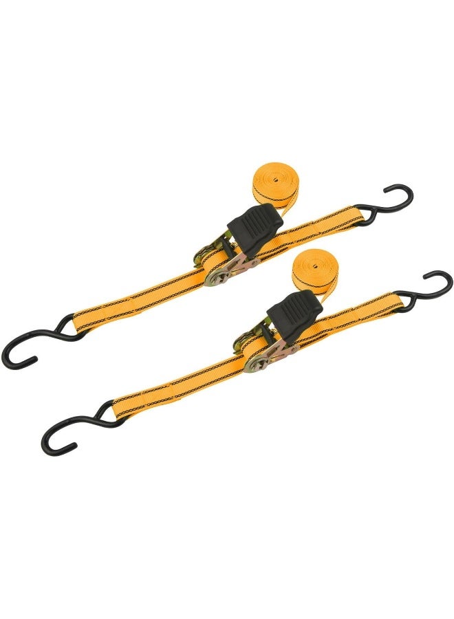 Tolsen - 2Pcs Ratchet Tie Down Set (Industrial), 25Mm*5M - Image 2
