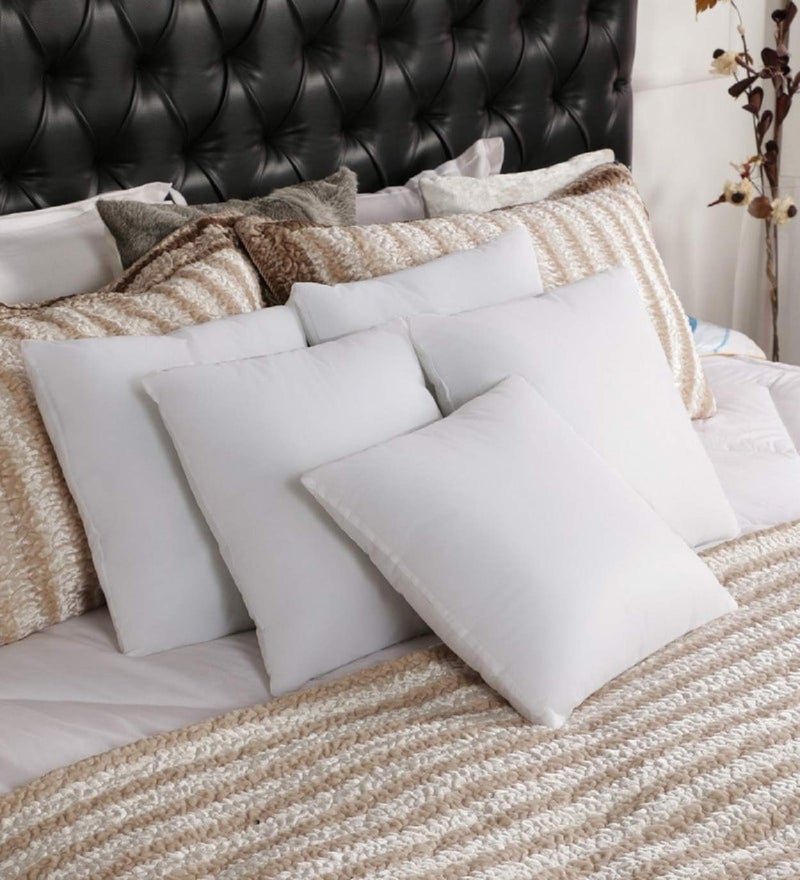 JDX Premium Hotel Compressed Quality Cushion Set of 5-18x18 - Image 1