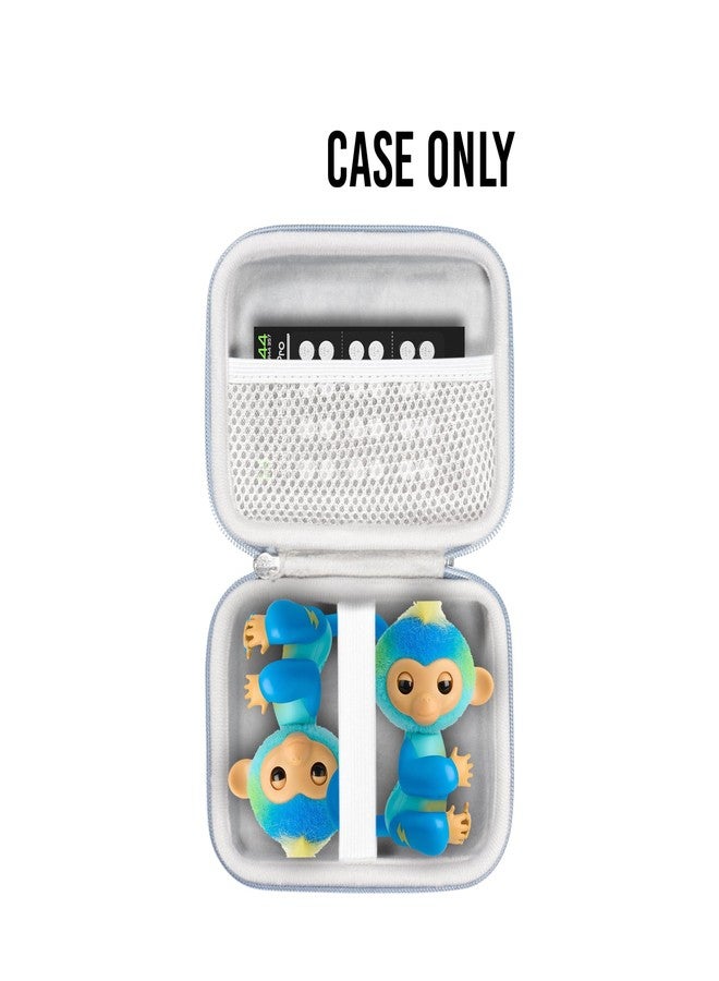 GETGEAR Case for Fingerlings 2023 NEW Interactive Baby Monkey (blue) - Image 4