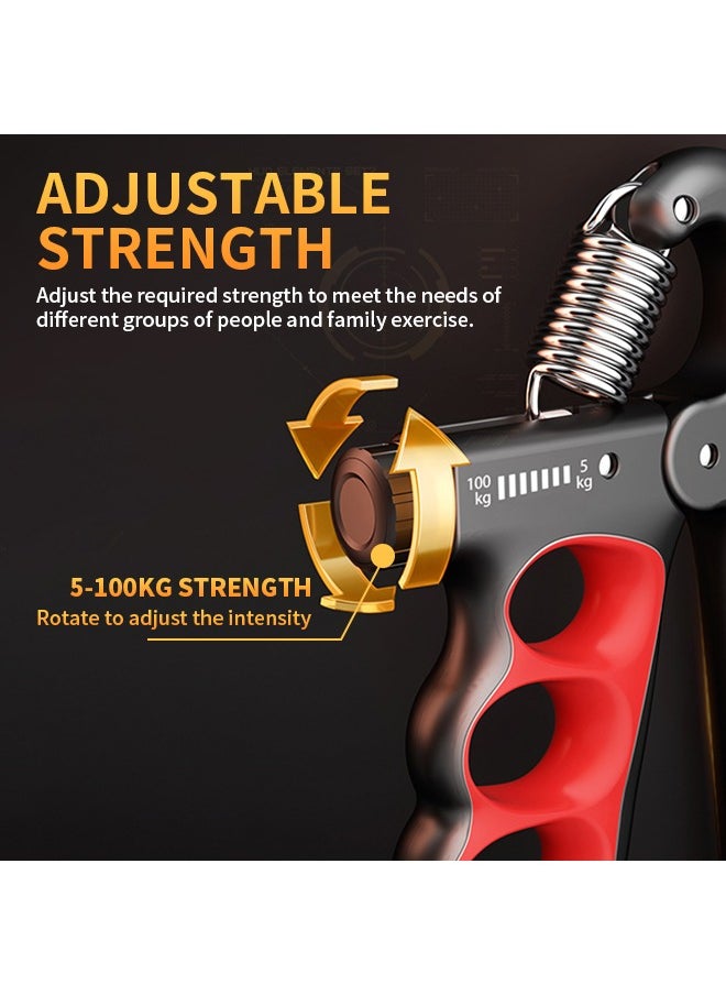 Generic - Professional Grip Exerciser, Non-Slip Hand Gripper with LCD Display, Suitable for Fitness, Rock Climbing and Daily Strength Training - Image 1