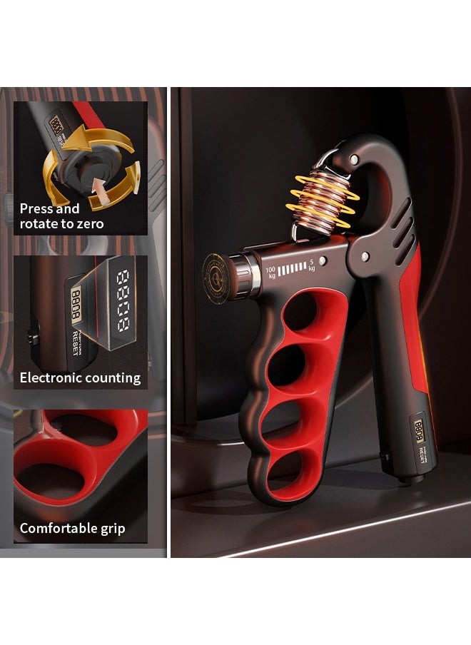 Generic - Professional Grip Exerciser, Non-Slip Hand Gripper with LCD Display, Suitable for Fitness, Rock Climbing and Daily Strength Training - Image 1