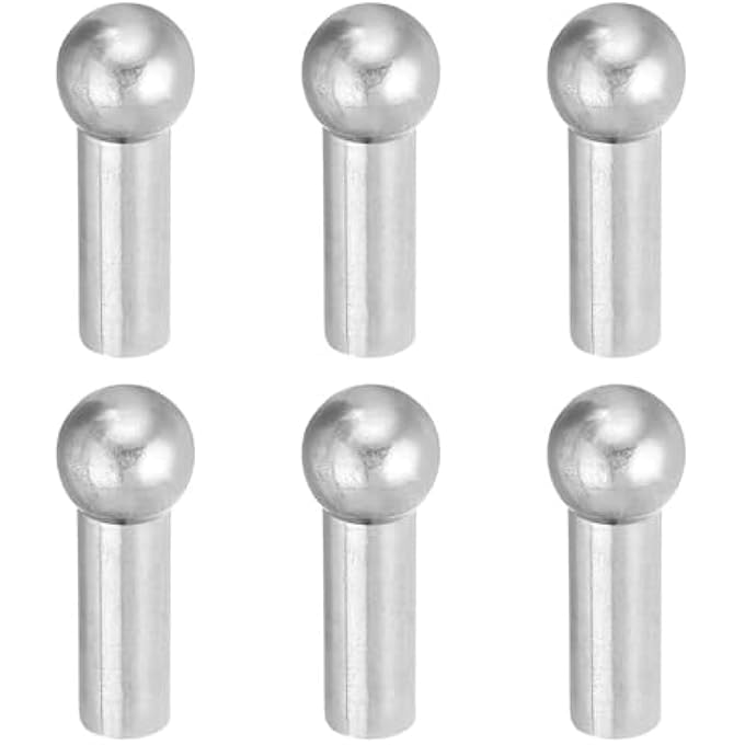 rayihni 6 Pieces Cable Ball Stopper Gym Machine Accessories For Wire Rope Port Joint Replacement Parts For Home Gym Machine 6 Mm - Image 1