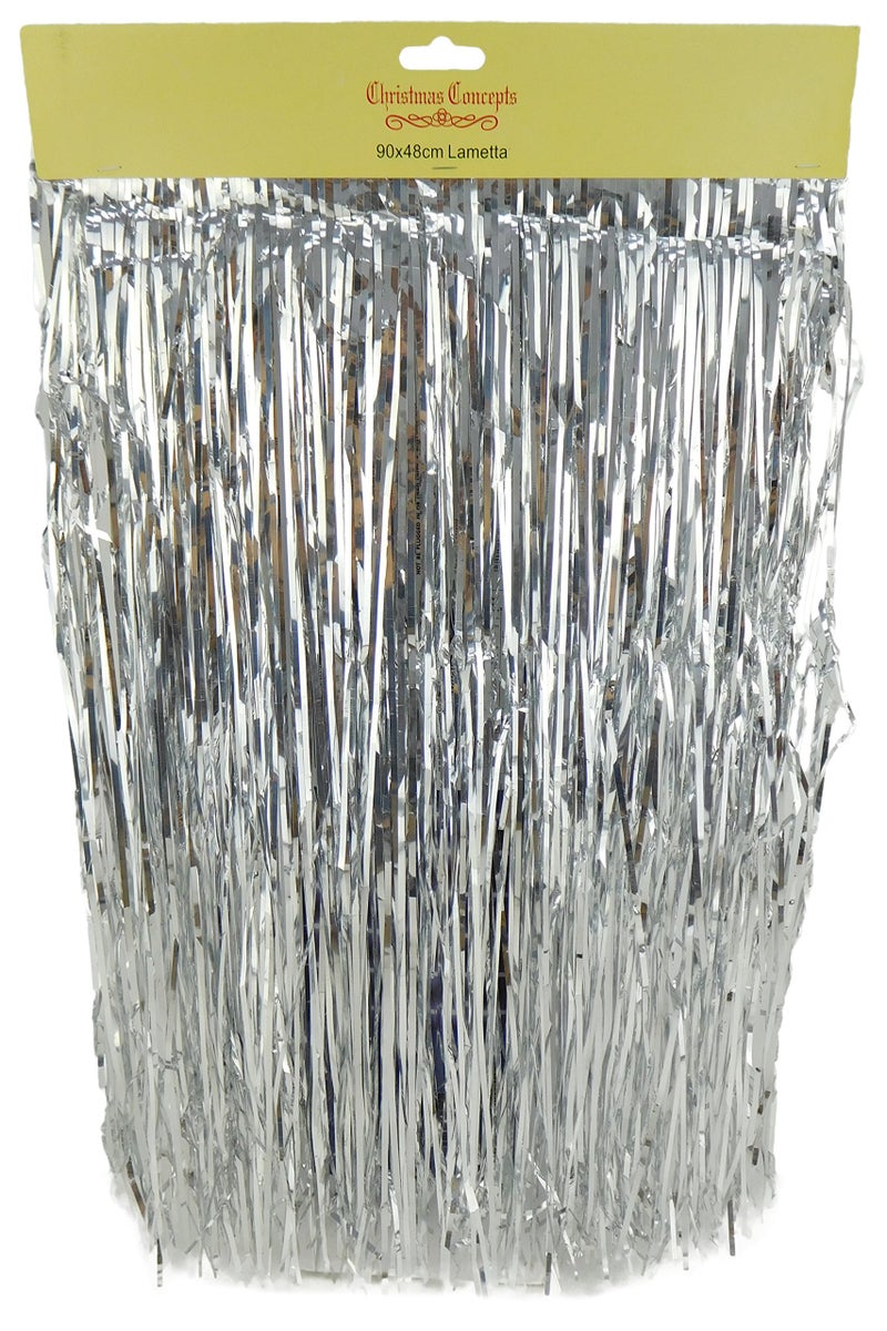 Christmas Concepts Shiny Lametta  Christmas Tree Decorations Silver