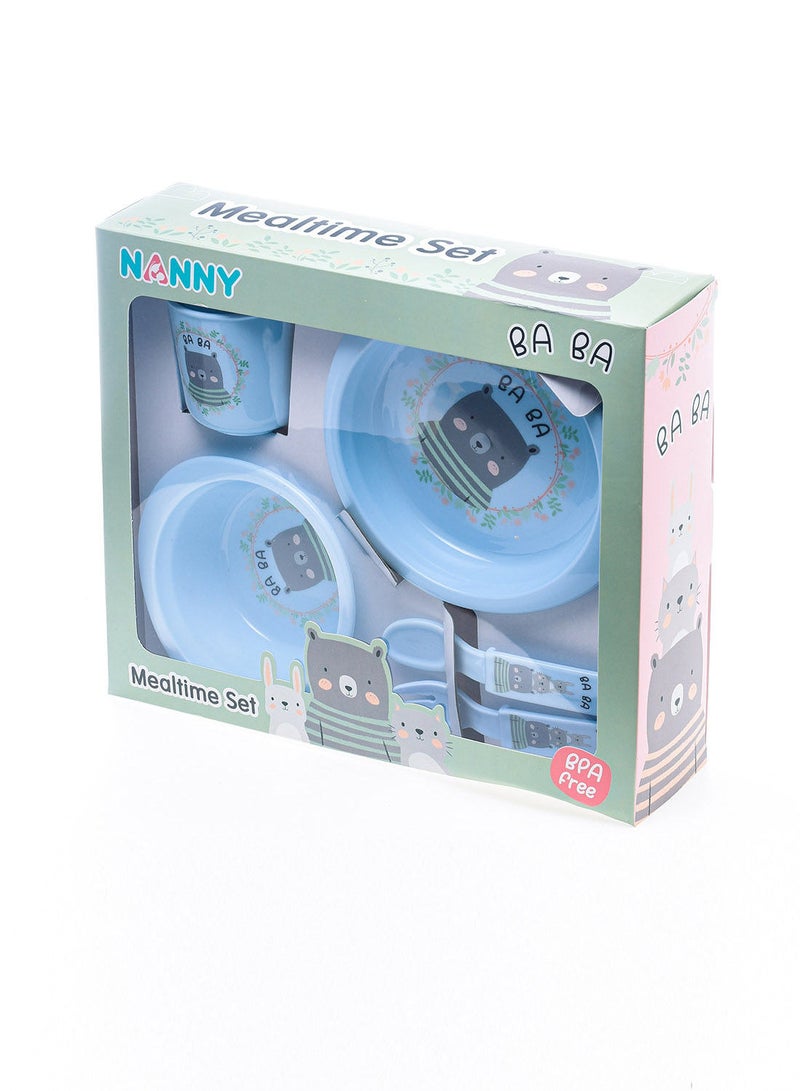Nanny feeding set blue - Image 1