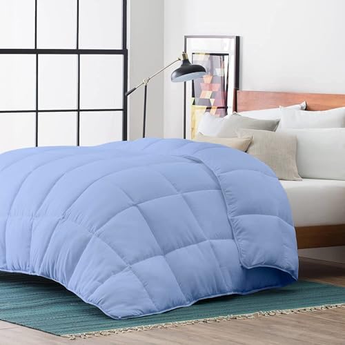 Razzai All-Season Comforter 220 GSM | Super Soft Fluffy & Lightweight Comforter Single Bed Comforter (60" X 90" Inches/152Cm X 228Cm) - Single Bed Comforter | Sky Blue - Image 2