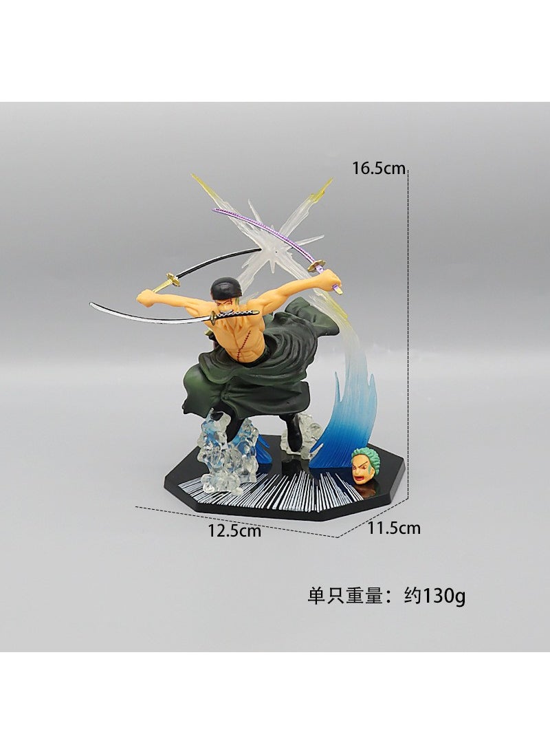 Arabest One Piece Zoro Figure Anime Collectible Ghost chopping sauron (bag) 