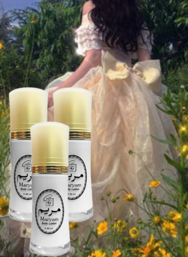 MARYAM 3 Pieces Maryam Body lotion 40ML - Image 1